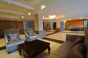Χώρος καθιστικού στο Kitlada Hotel Udonthani