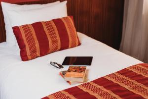 
Кровать или кровати в номере Hotel Casablanca
