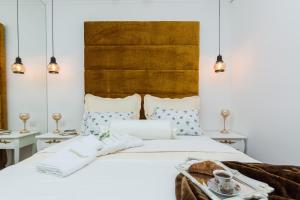 Posteľ alebo postele v izbe v ubytovaní Francesca Baroque Apartment