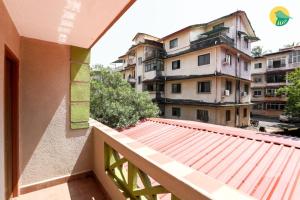 a view from the balcony of a building at Menezes House in Panaji