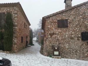Casa del Águila Dorada during the winter