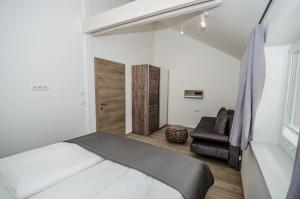 Cama o camas de una habitación en Appart-Pension Schnöll