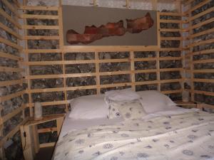 Posteľ alebo postele v izbe v ubytovaní Boathouse Balatonlelle with Sauna