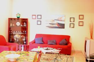 A seating area at Appartamenti Cavataio 1
