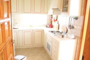 A kitchen or kitchenette at Appartamenti Cavataio 1