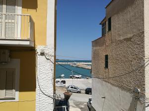 a view of a street from a building at Appartamento Tripoli in Vieste