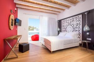 Posteľ alebo postele v izbe v ubytovaní Moscha Hotel