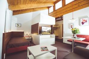 Posezení v ubytování Hotel und Appartementhof Waldeck