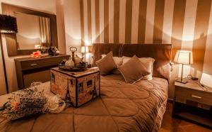Postel nebo postele na pokoji v ubytování Aqua Mare Sea Side Rooms
