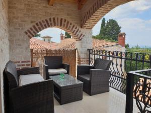 Balkón nebo terasa v ubytování Apartments P&B