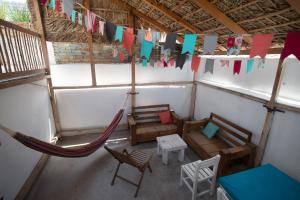 Istumisnurk majutusasutuses El Petate Hostel