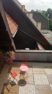 Balkón nebo terasa v ubytování Peahen Residence
