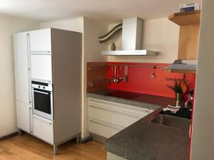 Virtuvė arba virtuvėlė apgyvendinimo įstaigoje Guesthouse Mozart - Apartment House