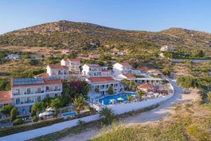 an aerial view of a resort at Samos Sun in Pythagoreio