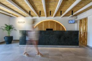 Vstupní hala nebo recepce v ubytování Aggello Boutique Hotel