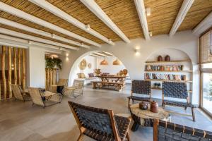 Posezení v ubytování Aggello Boutique Hotel