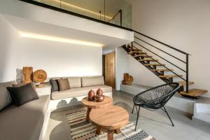 Posezení v ubytování Aggello Boutique Hotel