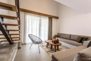 Posezení v ubytování Aggello Boutique Hotel
