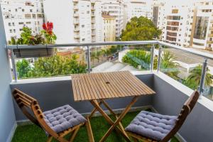 Балкон или терраса в Beautiful Apartment in the center of Tangier