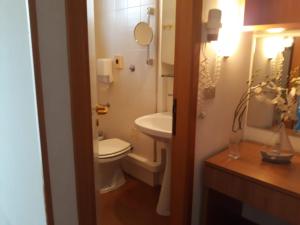 Koupelna v ubytování Hotel Leuco'