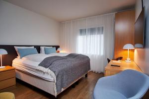 Letto o letti in una camera di Hotel Berg by Keflavik Airport