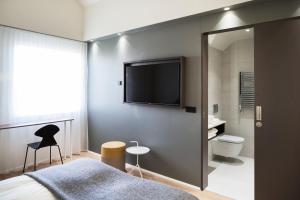 TV o dispositivi per l'intrattenimento presso Hotel Berg by Keflavik Airport