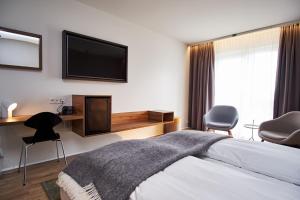 TV o dispositivi per l'intrattenimento presso Hotel Berg by Keflavik Airport