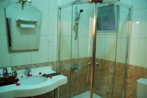 Koupelna v ubytování Al Qidra Hotel & Suites Aqaba