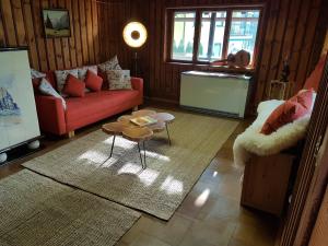 Posezení v ubytování Chalet am See