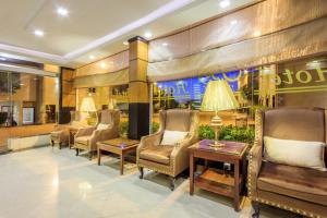 منطقة جلوس في Al Muhaidb Residence for Chalets and Holidays Homes المهيدب ريزدنس لبيوت العطلات