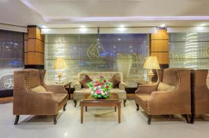 منطقة جلوس في Al Muhaidb Residence for Chalets and Holidays Homes المهيدب ريزدنس لبيوت العطلات