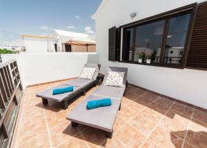 Balkón nebo terasa v ubytování Luxury Beach Apartments