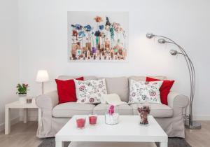 Posezení v ubytování Luxury Beach Apartments