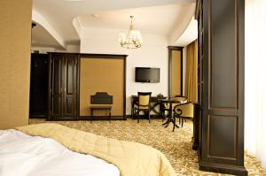 Postel nebo postele na pokoji v ubytování Hotel Bellaria