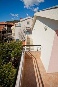 Balkón nebo terasa v ubytování Apartments Stanka