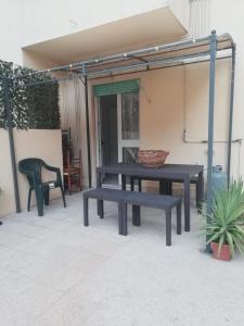 A patio or other outdoor area at La Terrazza Apartment Még 4 kép
