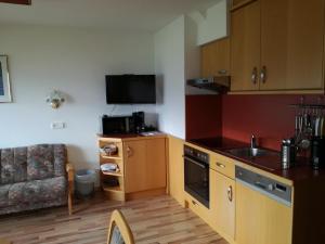 Kuchyň nebo kuchyňský kout v ubytování Haus Salzachblick