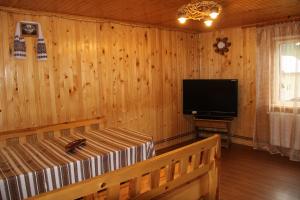 TV a/nebo společenská místnost v ubytování Cottage Milena