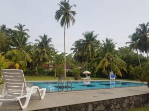 Bazén v ubytování Villa Velmarie Yoga and Ayurveda house all inclusive nebo v jeho okolí