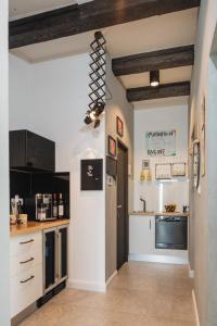 Kuchyň nebo kuchyňský kout v ubytování Engine rooms