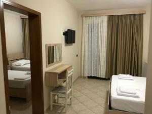 Postel nebo postele na pokoji v ubytování Hotel Villa Aljor