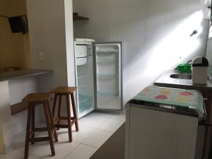 Kuhinja oz. manjša kuhinja v nastanitvi Mar e Lua Flats - Maresias