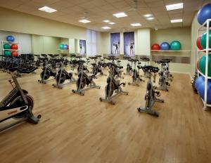 The fitness centre and/or fitness facilities at Seaport Hotel® Boston