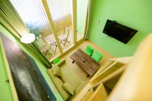 TV a/nebo společenská místnost v ubytování 夏海民宿
