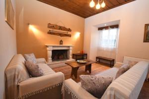 Posezení v ubytování Ktima Kallitero Villas