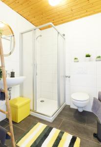 Koupelna v ubytování Ferienwohnung Versteeg am Winkelschen Busch
