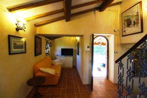 Uma área de estar em Villa Gioiosa