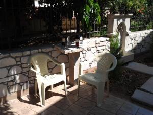 A patio or other outdoor area at father's house in kissamos