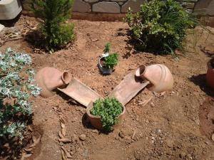 A garden outside father's house in kissamos