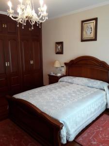 Кровать или кровати в номере Albergue Agarimo